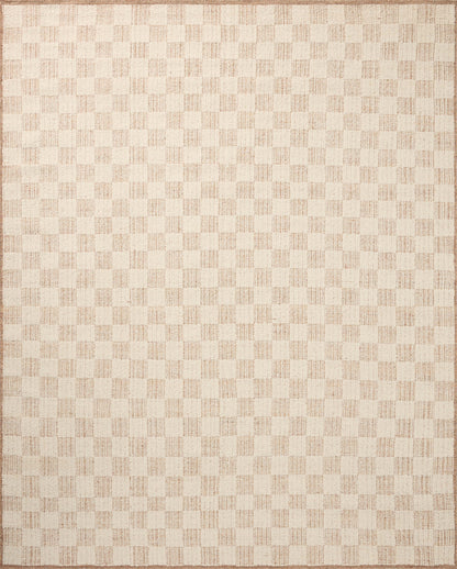 Brigette Romanek x Loloi Knox  Ivory Terracotta Contemporary