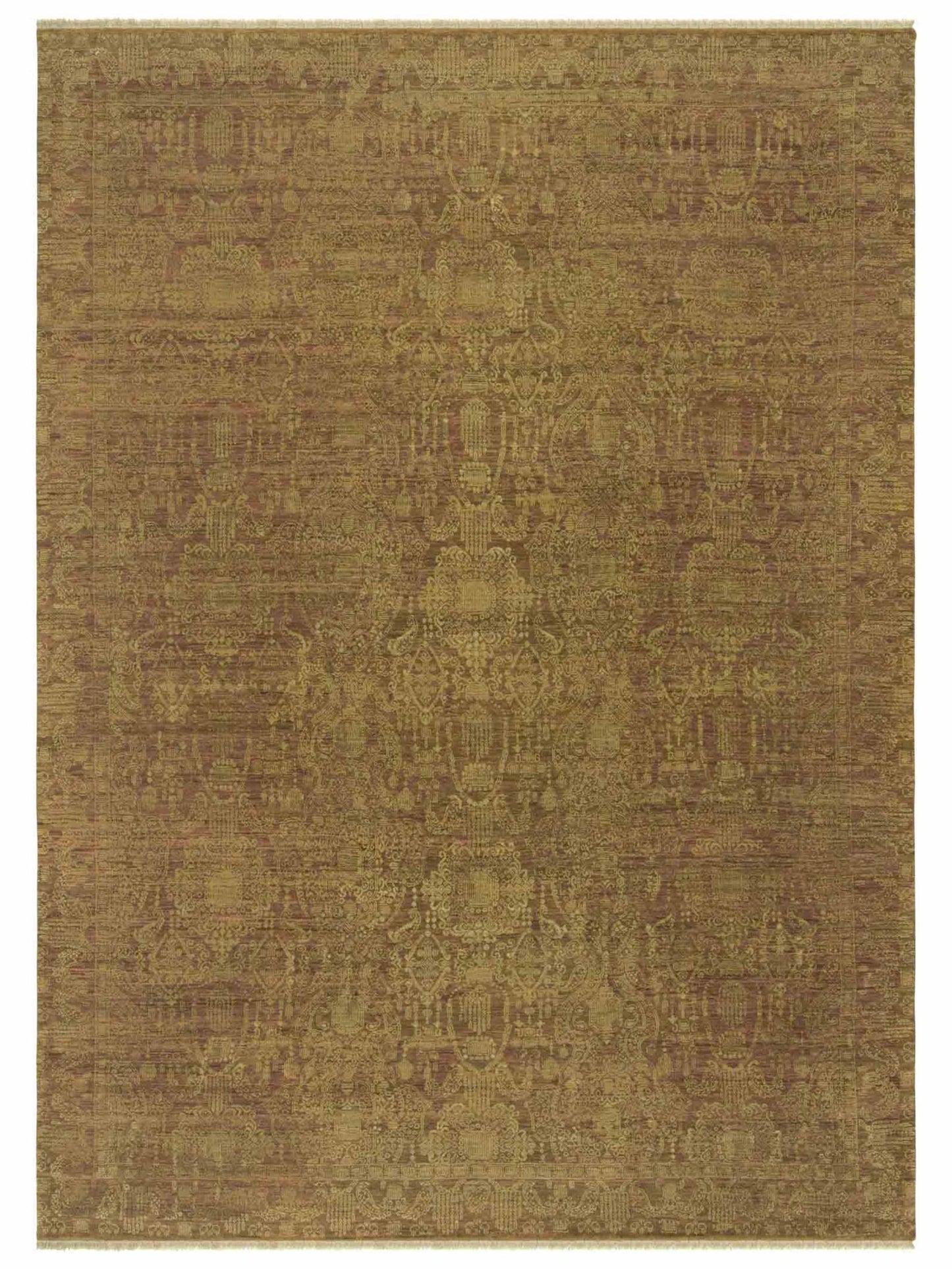 Limited KEMSEY KE - 659 Orange Rust Transitional Knotted Rug - Rugs - Limited - Atlanta Designer Rugs