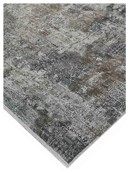 Limited KEMSEY KE-655 Mushroom Transitional Knotted Rug
