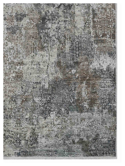 Limited KEMSEY KE-655 Mushroom Transitional Knotted Rug