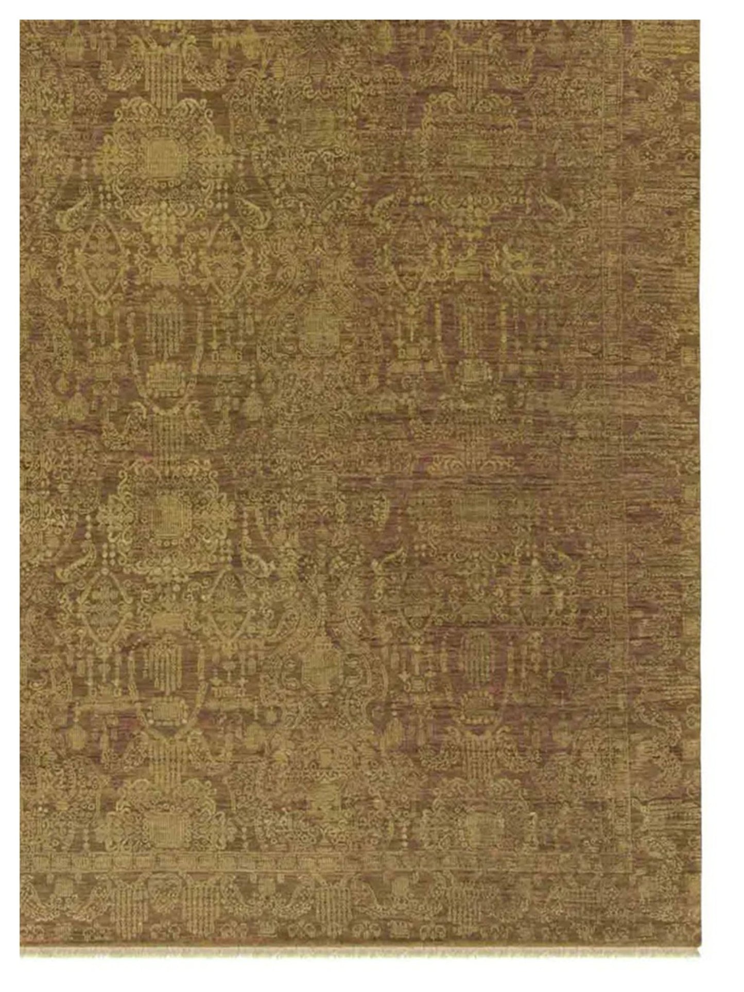 Limited KEMSEY KE - 659 Orange Rust Transitional Knotted Rug - Rugs - Limited - Atlanta Designer Rugs