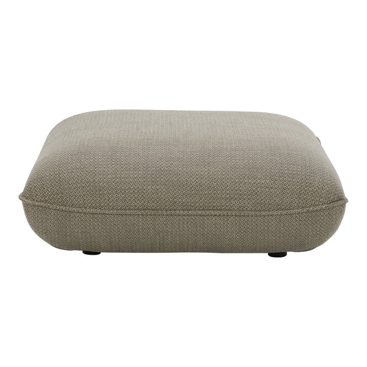 Moes Home Ottomans Zeppelin Grey Contemporary Furniture