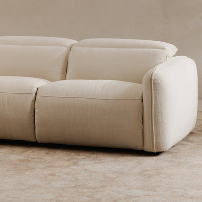 Moes Home Sofas Eli White Contemporary Furniture