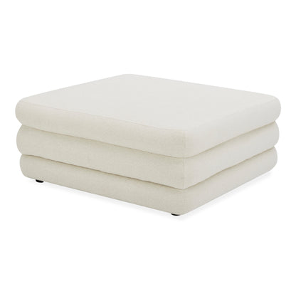 Moes Home Ottomans Lowtide White Contemporary Furniture