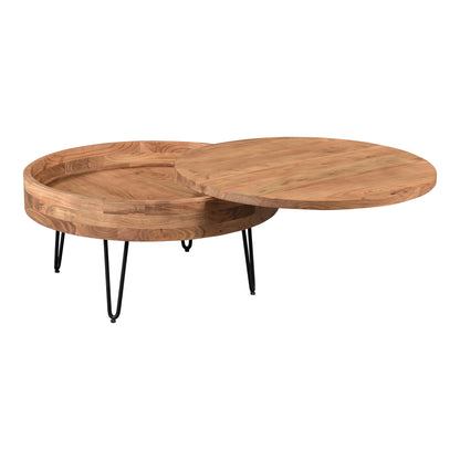 Moes Home Coffee Tables Privado Natural Mid-Century Modern Furniture