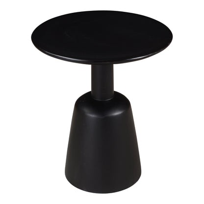 Moes Home Side Table Nels Black Modern Furniture