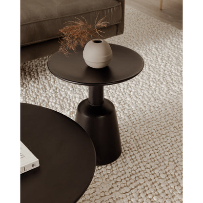 Moes Home Side Table Nels Black Modern Furniture