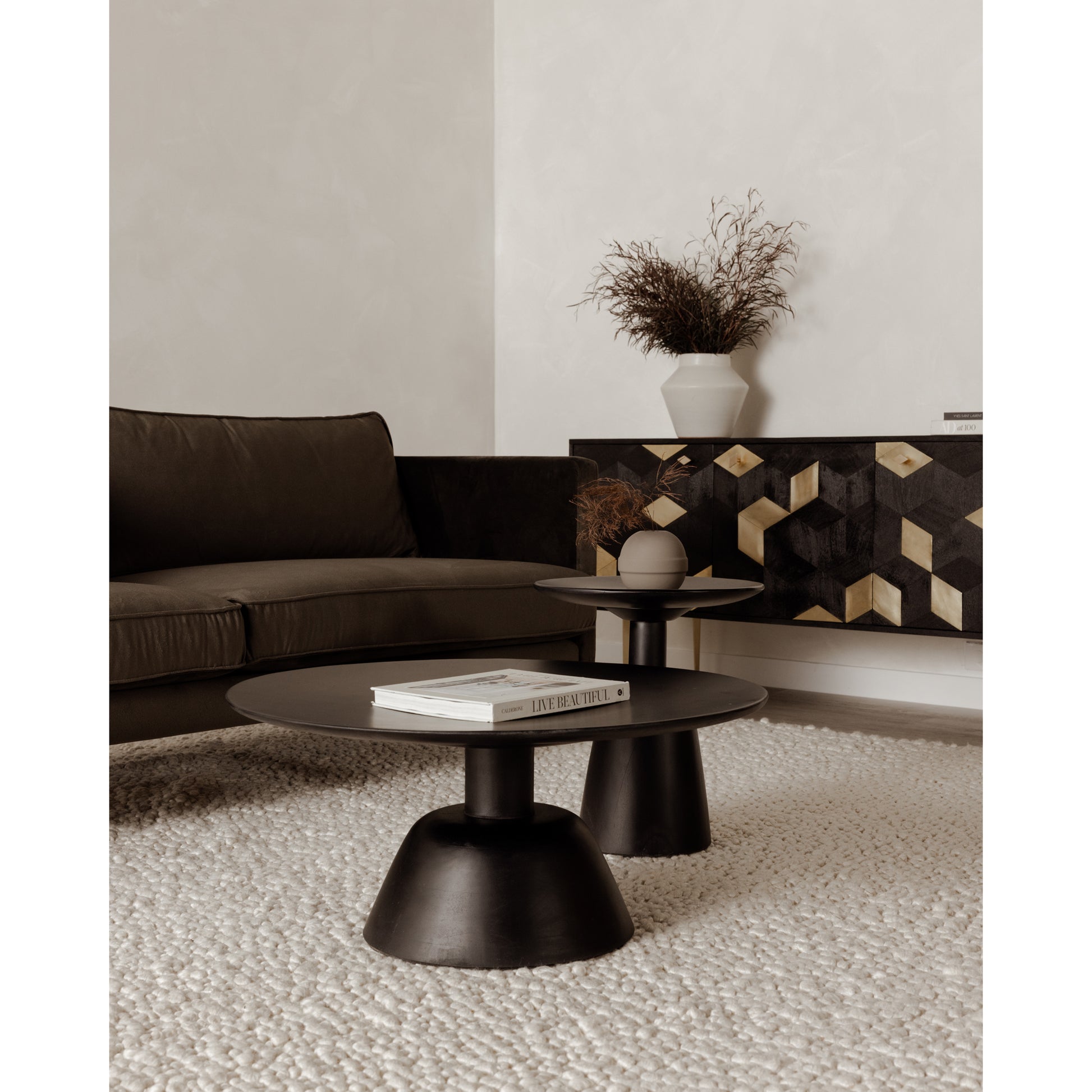 Moes Home Coffee Tables Nels Black Modern Furniture