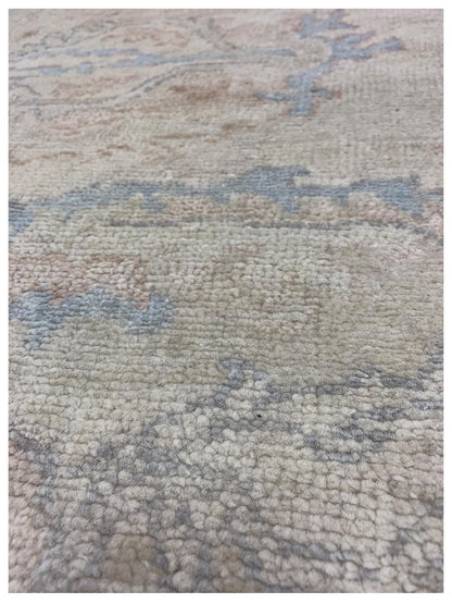 Artisan Julie Beige Camel Transitional Knotted Rug - Rugs - Artisan - Atlanta Designer Rugs