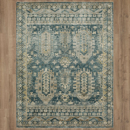 Karastan Marash  Blue  Traditional