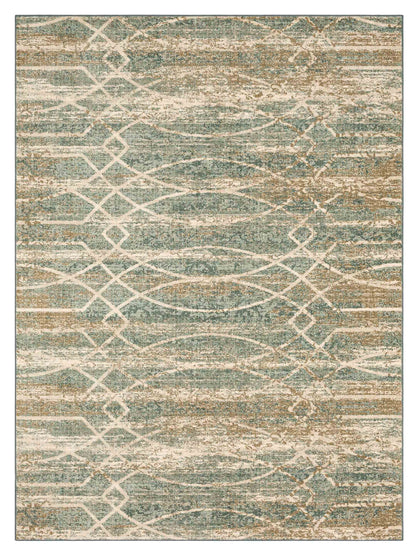 Virginia Langley Touchstone 91233 Jadeite  Modern/Contemporary Machine Woven Rug