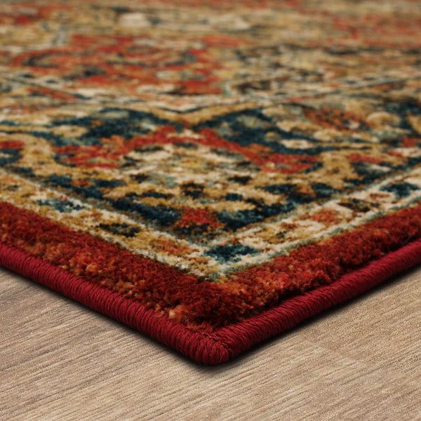 Karastan Spice Market 90938 Garnet Traditional Machine Woven Rug