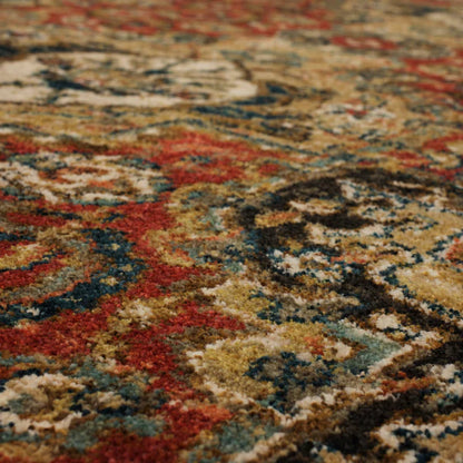 Karastan Spice Market 90938 Garnet Traditional Machine Woven Rug