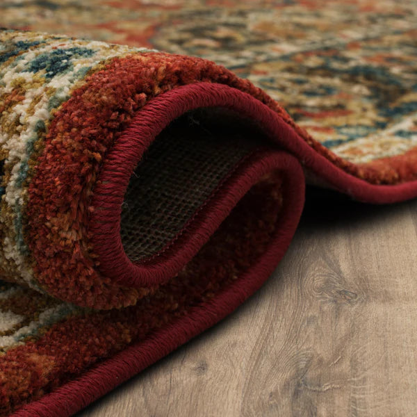 Karastan Spice Market 90938 Garnet Traditional Machine Woven Rug