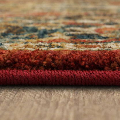 Karastan Spice Market 90938 Garnet Traditional Machine Woven Rug