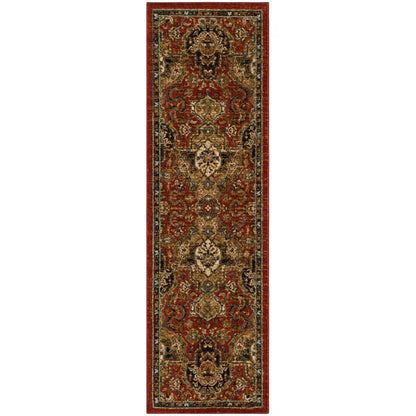 Karastan Spice Market 90938 Garnet Traditional Machine Woven Rug