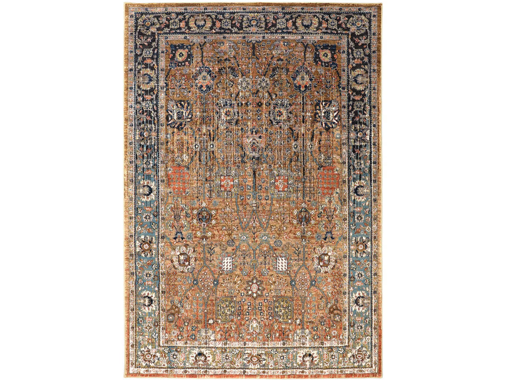 Karastan Spice Market 90668 Tobacco Modern/Contemporary Machine Woven Rug