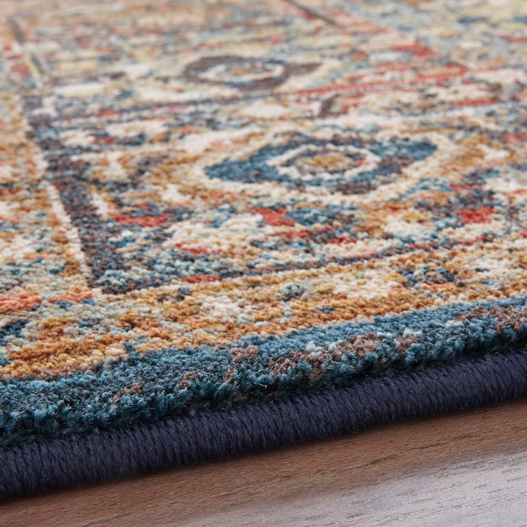 Karastan Spice Market 90807 Sapphire Traditional Machine Woven Rug