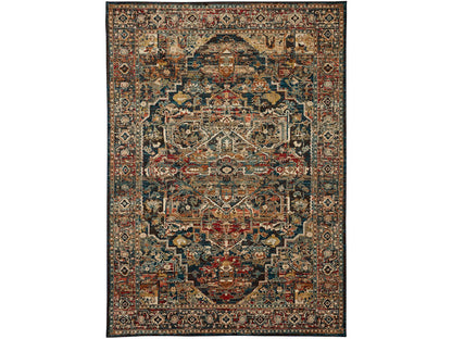 Karastan Spice Market 90807 Sapphire Traditional Machine Woven Rug