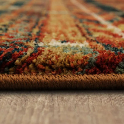 Karastan Spice Market 91799 Aquamarine Modern/Contemporary Machine Woven Rug