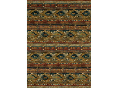 Karastan Spice Market 91799 Aquamarine Modern/Contemporary Machine Woven Rug