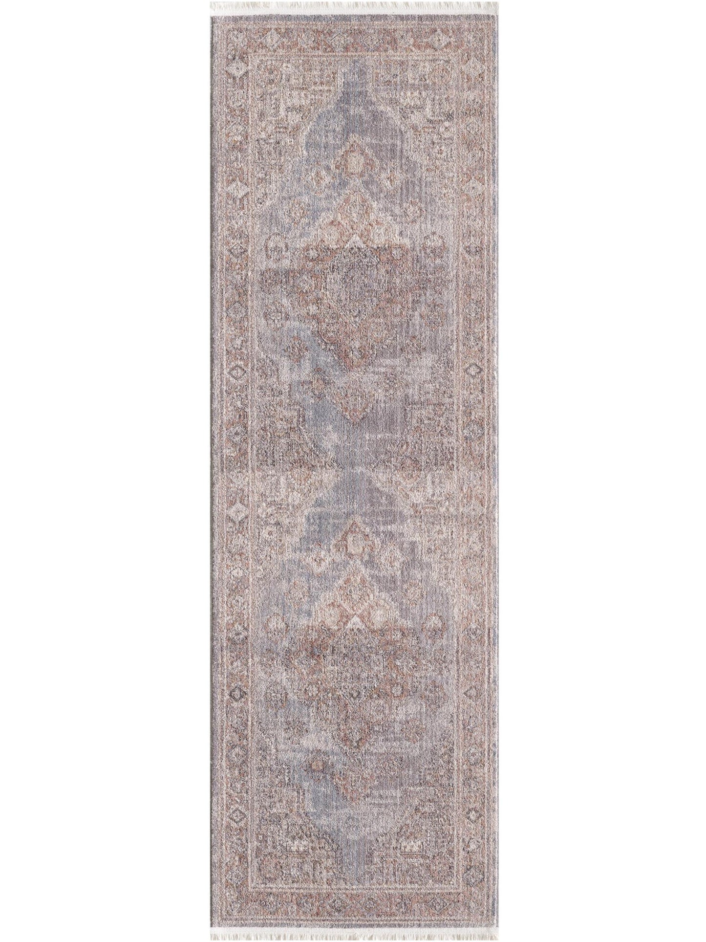 Kas Adele 8807 Grey Blush Traditional Machine Woven Rug