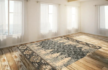 Kas Chester 5636 Slate Blue Rustic & Lodge Machine Woven Rug