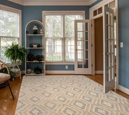 Kas Chloe 7722 Natural Grey Casual Handwoven Rug