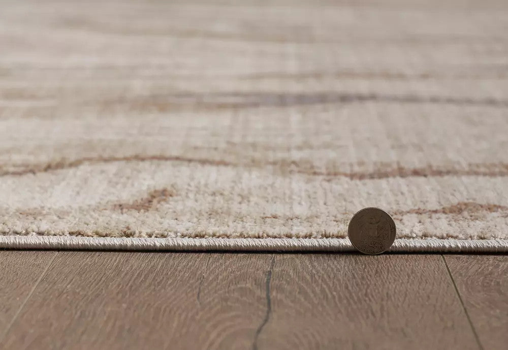 Kas Adele 8812 Ivory Beige Transitional Machine Woven Rug