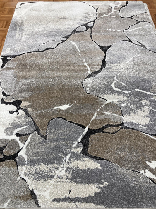 Kas Alden 0303 Frost Taupe Transitional Machine Woven Rug