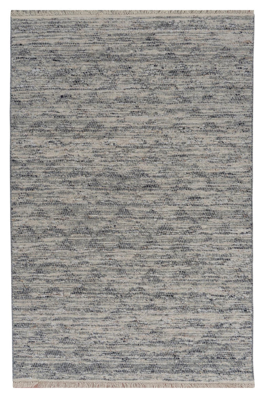 Kas Aspen 3224 Ivory Black Transitional Handknotted Rug