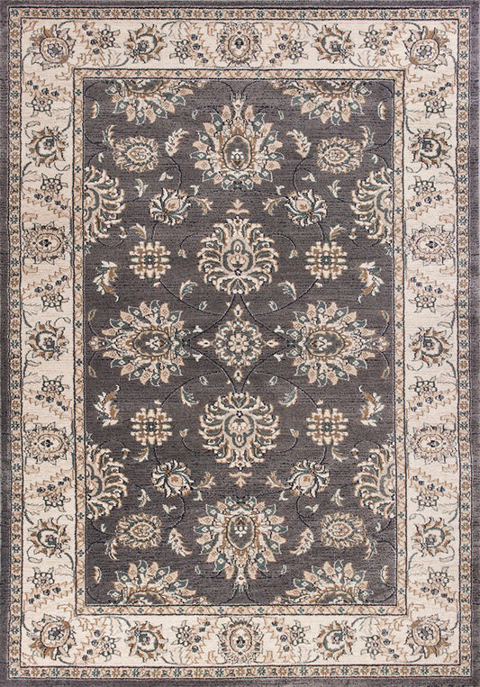 Kas Avalon 5608 Grey Ivory Traditional Machine Woven Rug