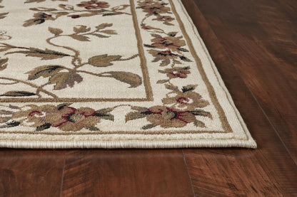 Kas Cambridge 7331 Ivory  Traditional Machine Woven Rug