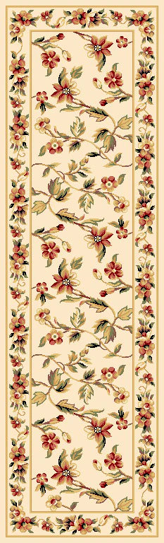 Kas Cambridge 7331 Ivory  Traditional Machine Woven Rug