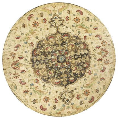 Kas Casablanca 4405 Sand Mocha Traditional Machine-woven Rug