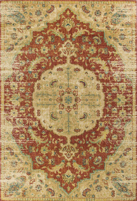 Kas Casablanca 4406 Spice Sand Traditional Machine-woven Rug