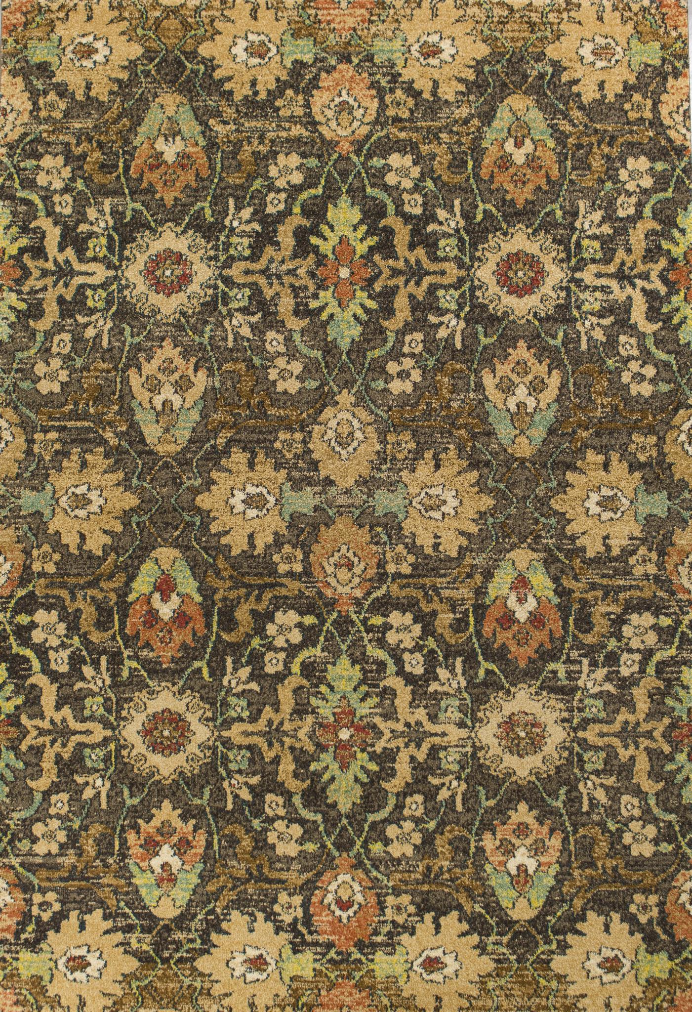 Kas Casablanca 4409 Mocha Traditional Machine-woven Rug