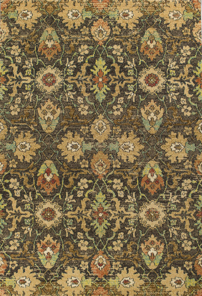 Kas Casablanca 4409 Mocha Traditional Machine-woven Rug