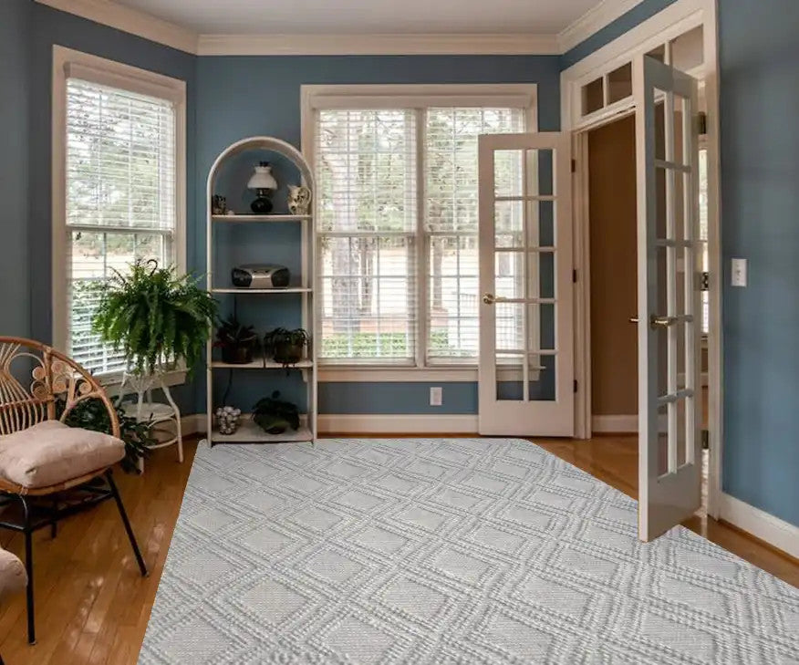 Kas Chloe 7721 Grey Casual Handwoven Rug