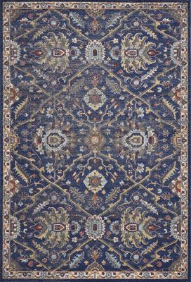 Kas Corsica 7859 Royal Blue Traditional Machine-woven Rug