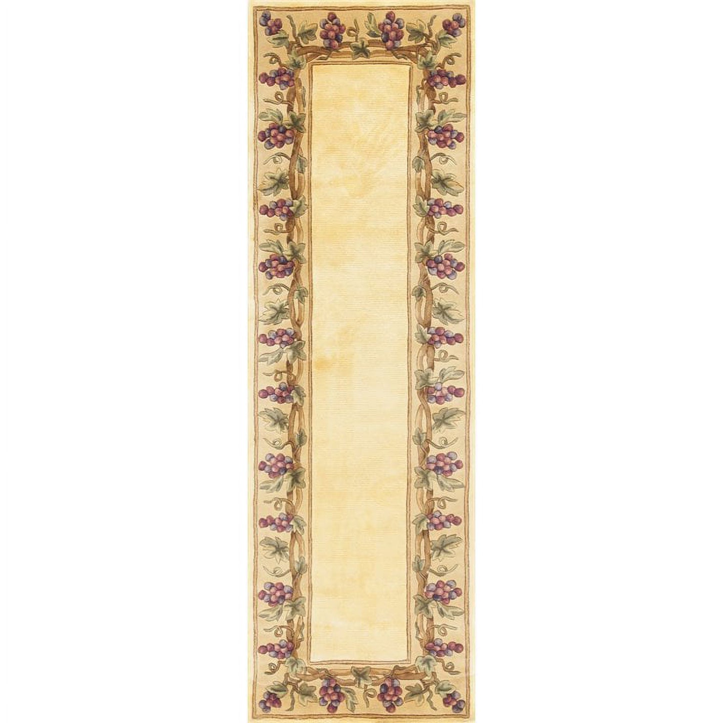 Kas Emerald 9058 Ivory  Tropical Hand-Tufted Rug