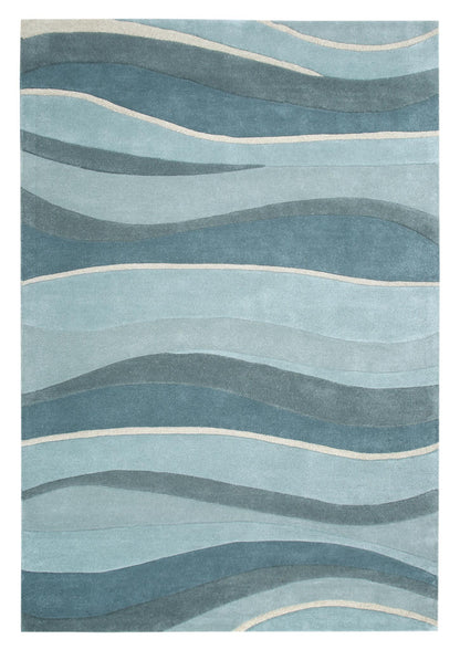 Kas Eternity 1053 Ocean Contemporary Hand Tufted Rug