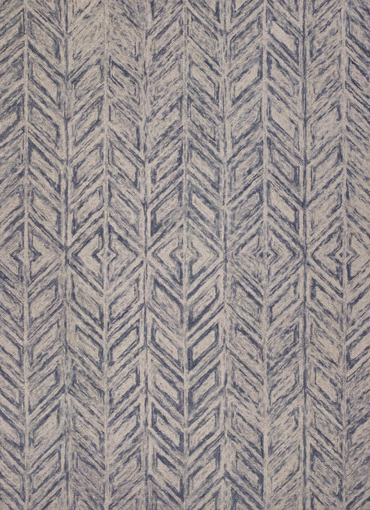 Kas Gramercy 1611 Blue  Transitional Hand Tufted Rug