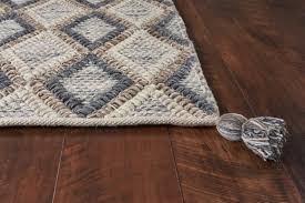 Kas Hang Ten Malibu 850 Slate Beige Casual Hand-woven Rug