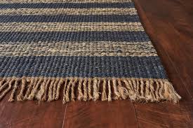Kas Hang Ten Palm Beach 657 Navy Casual Hand-woven Rug