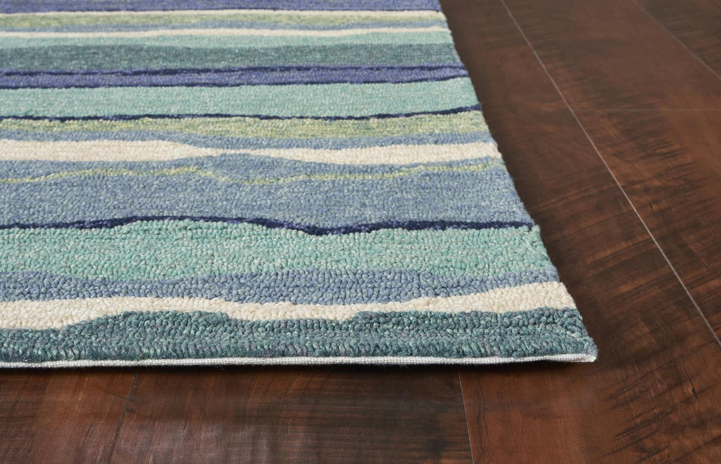 Kas Harbor 4216 Ocean Indoor/Outdoor Hand Hooked Rug