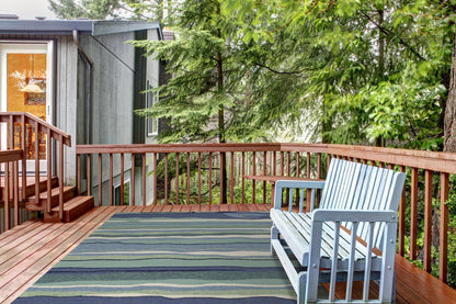 Kas Harbor 4216 Ocean Indoor/Outdoor Hand Hooked Rug