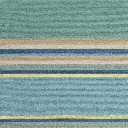 Kas Harbor 4230 Ocean Indoor/Outdoor Hand Hooked Rug