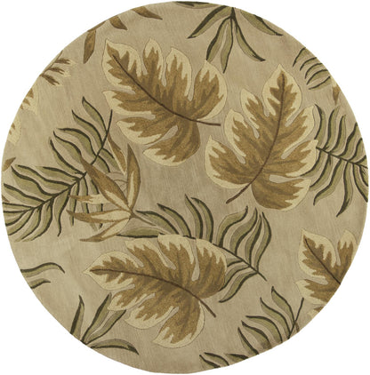 Kas Havana 2614 Sand Florals & Tropicals Hand Tufted Rug