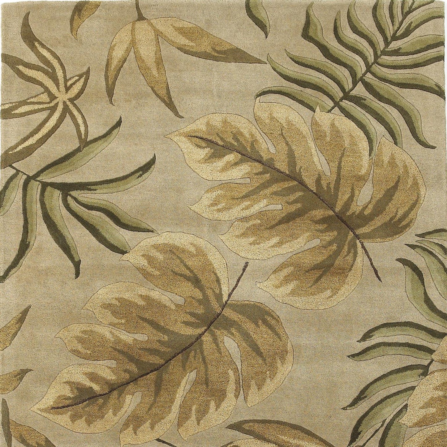 Kas Havana 2614 Sand Florals & Tropicals Hand Tufted Rug